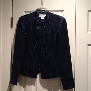 Calvin Klein military style navy jacket.